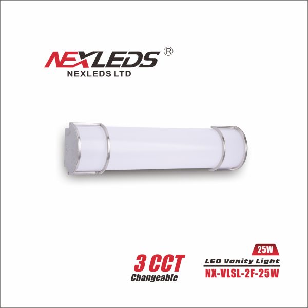 NEXLEDS: 24inch LED Bathroom Vanity Fixture  - 25W - CCT - NX-VLSL-2f-25W