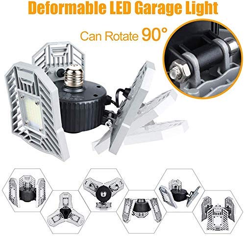 LED Garage Light 60W – 6000Lm – 110V – ETL – 2 years warranty 6000k ...