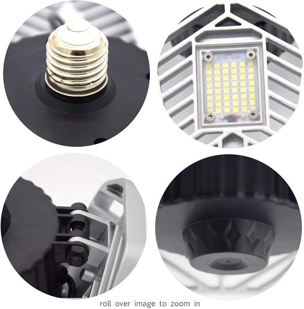 LED Garage Light 60W - 6000Lm - 110V - ETL - 2 years warranty 6000k - Image 8