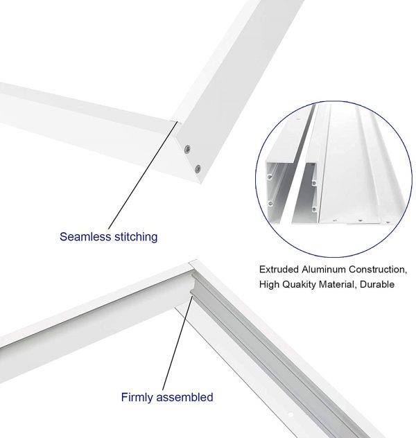 1x4FT Surface Mount Kit / Drop Ceiling Light Aluminum - Image 3