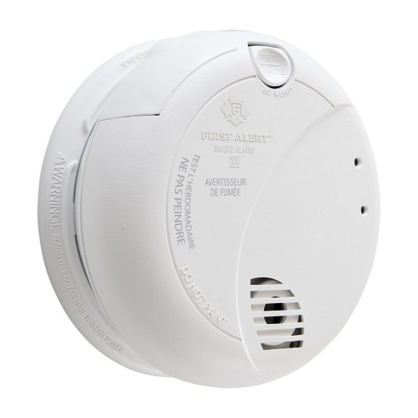 BRK : 7010BA Hardwired Photo Smoke Alarm with 9V Battery Backup