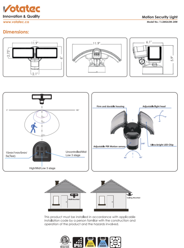 Motion Security Light - Image 6