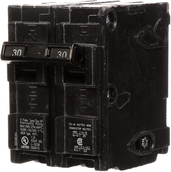 SIEMENS Q230 30-Amp Double Pole Type QP Circuit Breaker