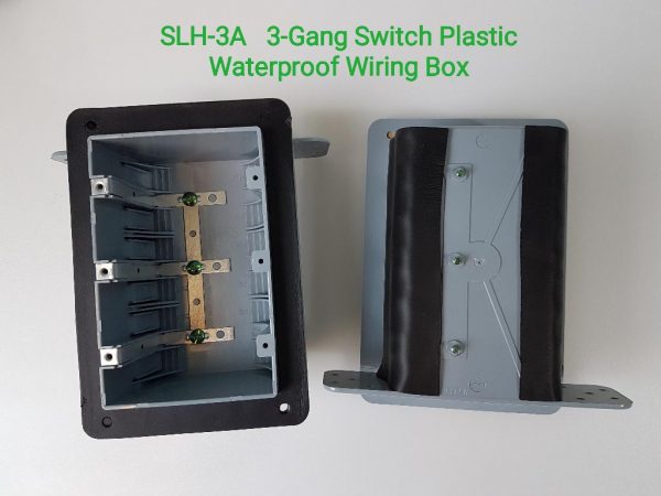 SLH-3A 3Gang Switch Plastic Waterproof Wiring Box