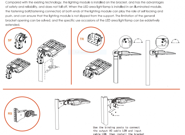 LED Area/Street Light-100W/150W/240W/300W - AC120/277V - 5000K - Image 7