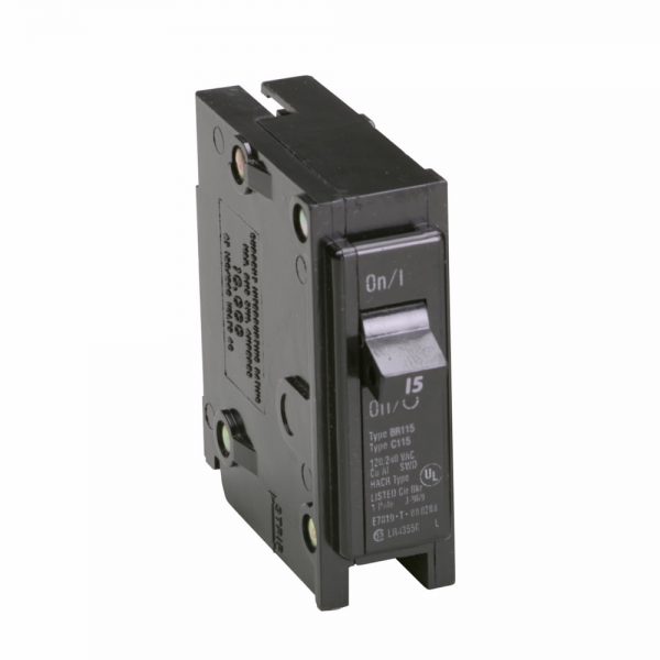 Eaton BR115 -15 Amp Single Pole Plug-in Circuit Breaker