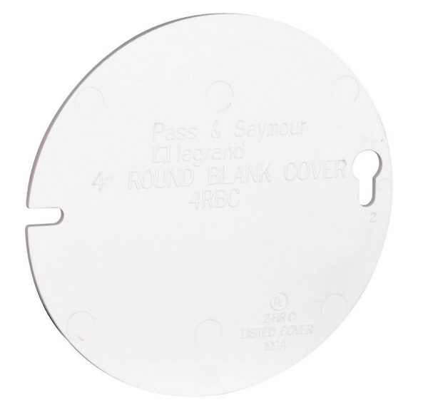 4" Round Cover with ½" Without Centre knockout -1Pack/10Pack