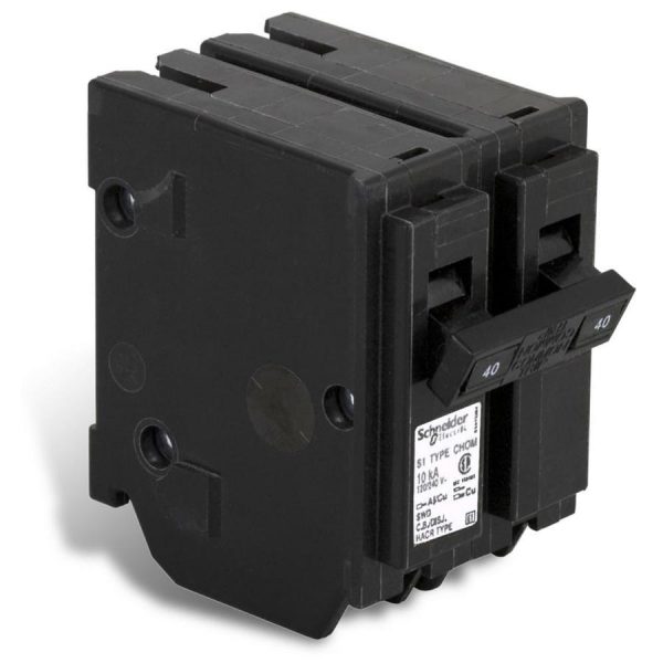 CHOM240 Homeline 40-Amp CHOM 2-Pole Plug-On Circuit Breaker