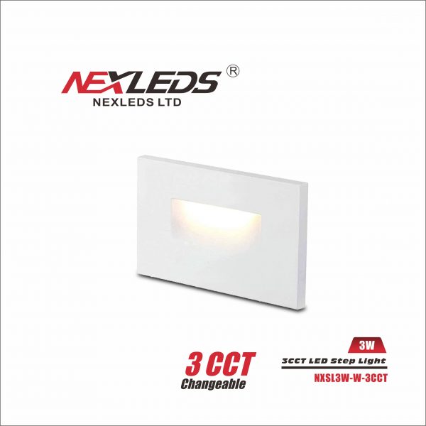 NEXLEDS: Step Light 3CCT 3w - 110LM - White Color