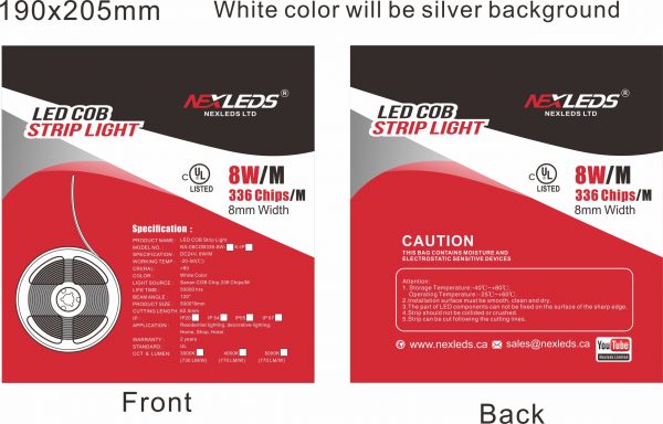 NEXLEDS COB Strip Light 3000K - Image 2