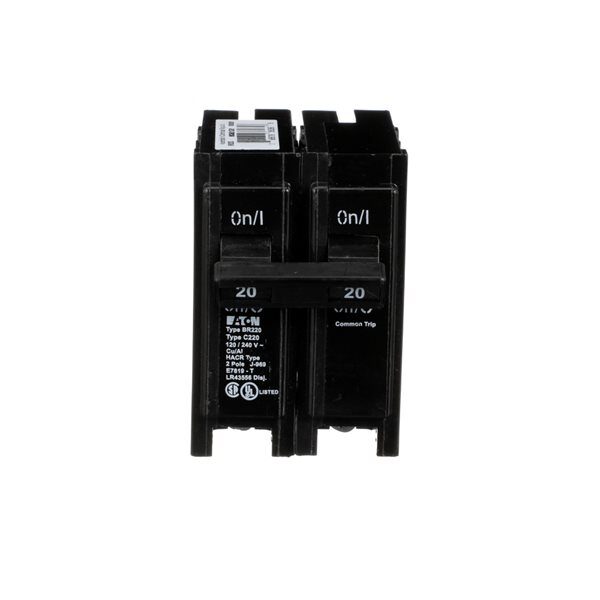 EATON BR220 – 20AMP 2- POLE Plug-In CIRCUIT BREAKER