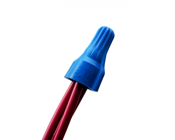 blue wire connector on red wire