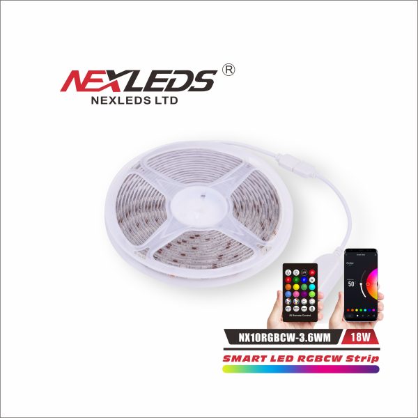 NEXLEDS : Smart LED RGBCW Strip Light 3.8w x 5m