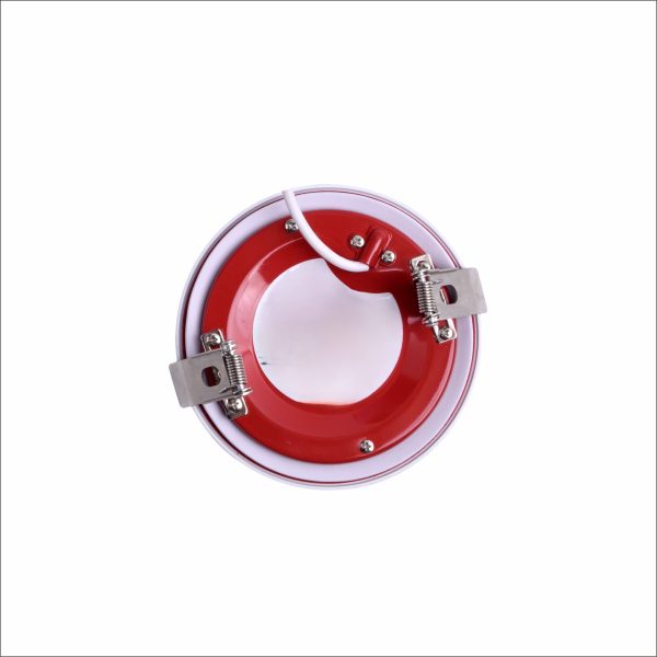 Fire Rated Pot Light | 4inch 5CCT | Flat White trim | 9W | 700Lm - Image 2